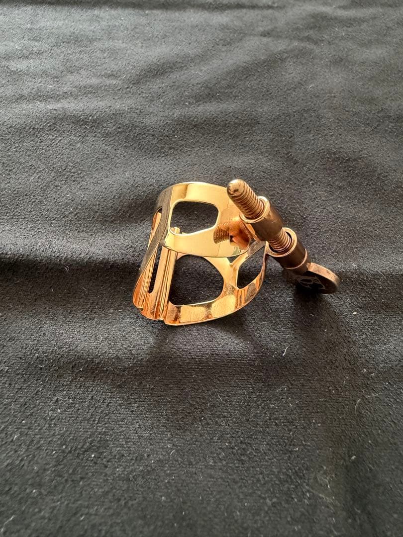 BG L59 ソプラノサックス　リガチャー　ローズゴールド