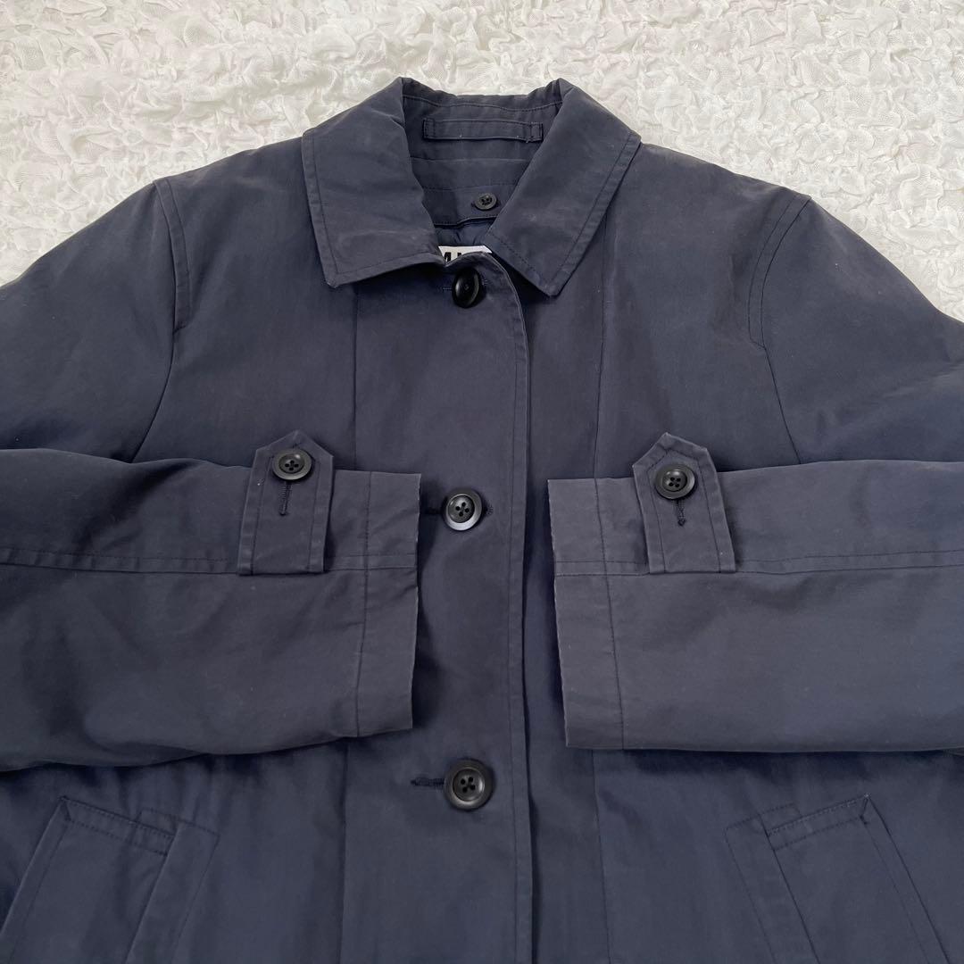 MHL. PROOFED COTTON NYLONライナー付きステンカラーコート