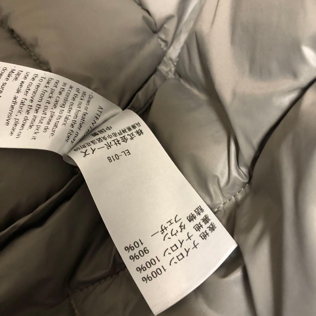 《新品未着用》DANTON インナーダウンベスト　サンドベージュ　Mサイズ