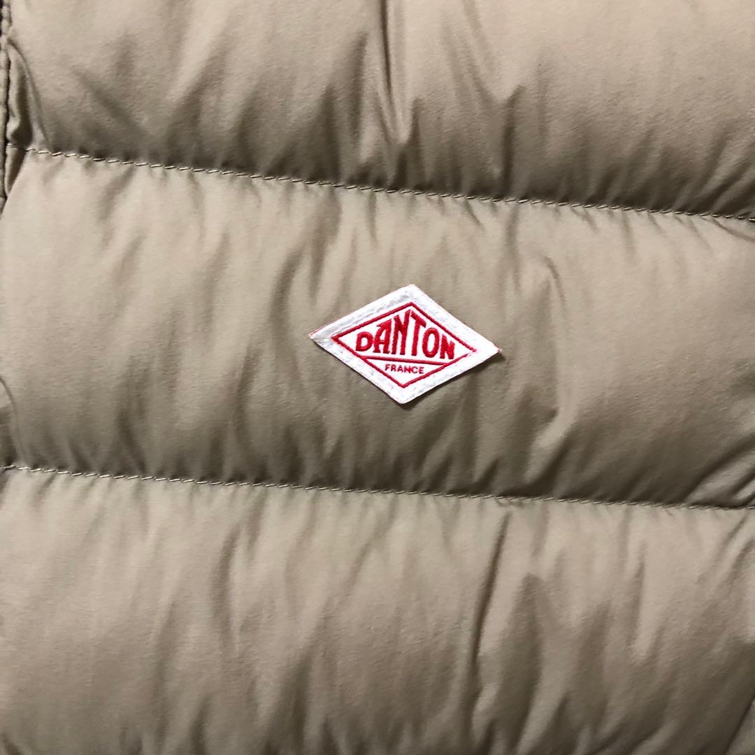 《新品未着用》DANTON インナーダウンベスト　サンドベージュ　Mサイズ