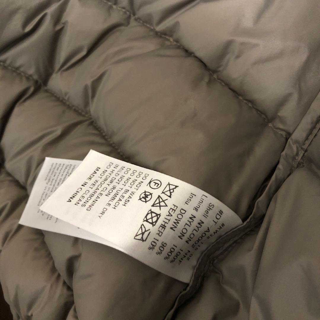 《新品未着用》DANTON インナーダウンベスト　サンドベージュ　Mサイズ