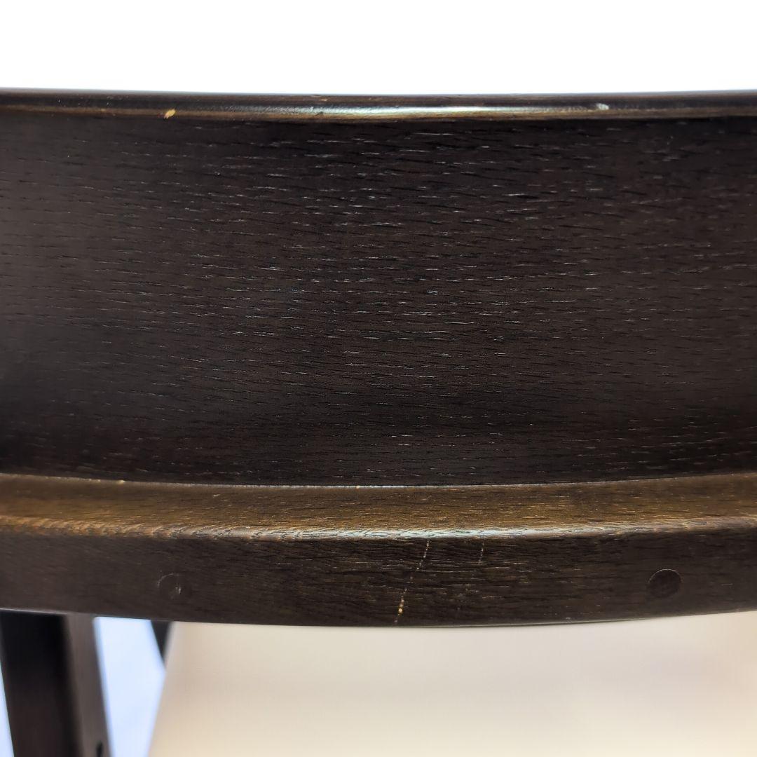 大和屋　キトコ　キッズダイニングチェア　ダークブラウン　アイボリー