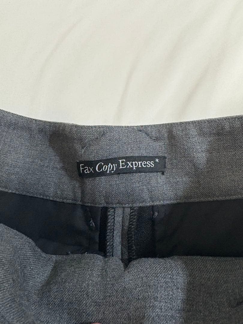 パンツ FaxCopyExpress Grey Wide Pant