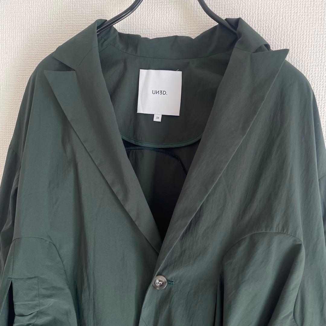 極美品 UN3D. アンスリード 23SS ウェーブラインシャツジャケット 38
