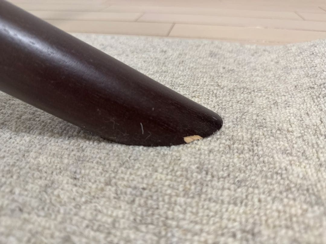 【NOCE】円形ガラス天板　センターテーブル（値下げ）