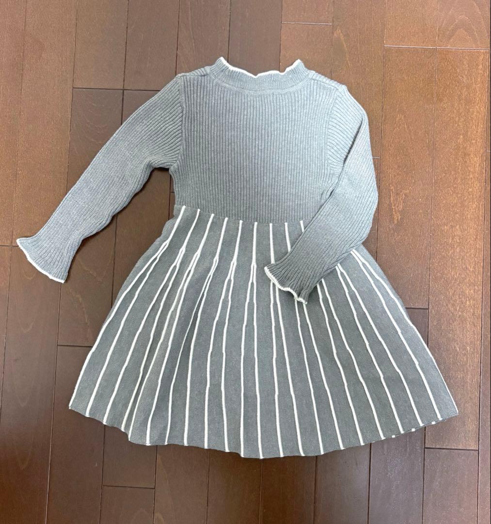 【美品】familiar ワンピース 100