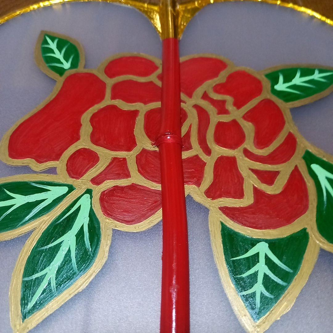 琉球舞踊　小道具　女性踊り 団扇