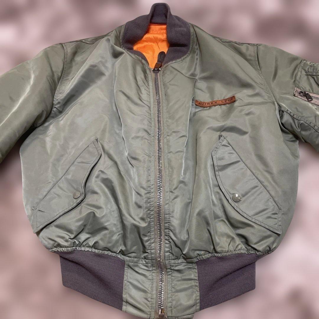 90s USA製　AVIREX ma-1 フライトジャケット　サイズ L