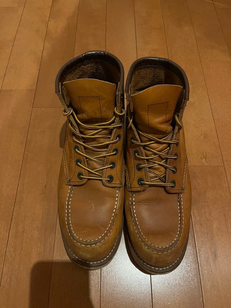 70レザー ブラウン ワークブーツ ハイカット