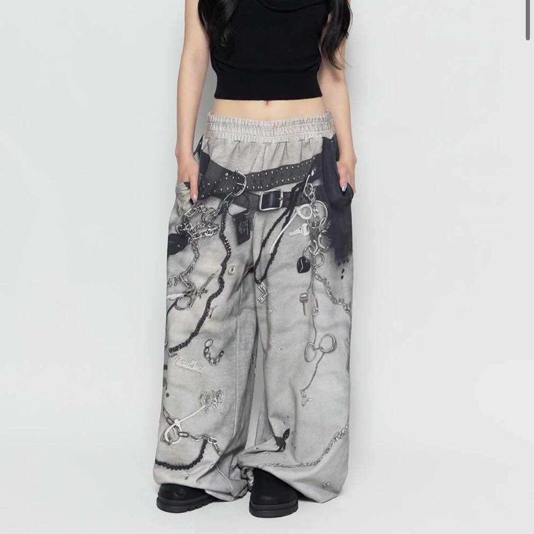 パンツ S print sweat2 toys theredthread