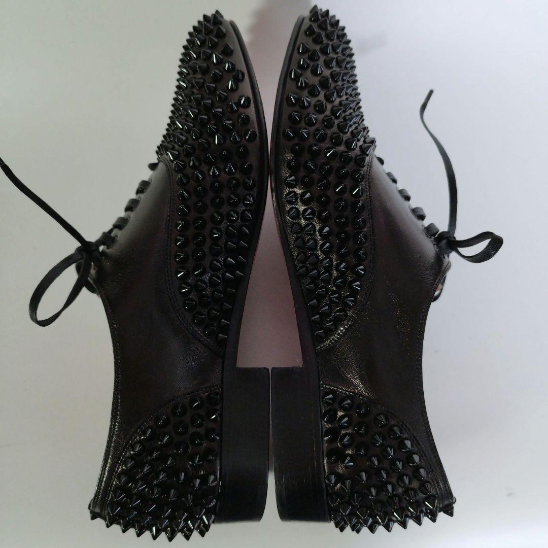 美品 クリスチャンルブタン フレディ ドレスシューズ 革靴 41.5 スパイク