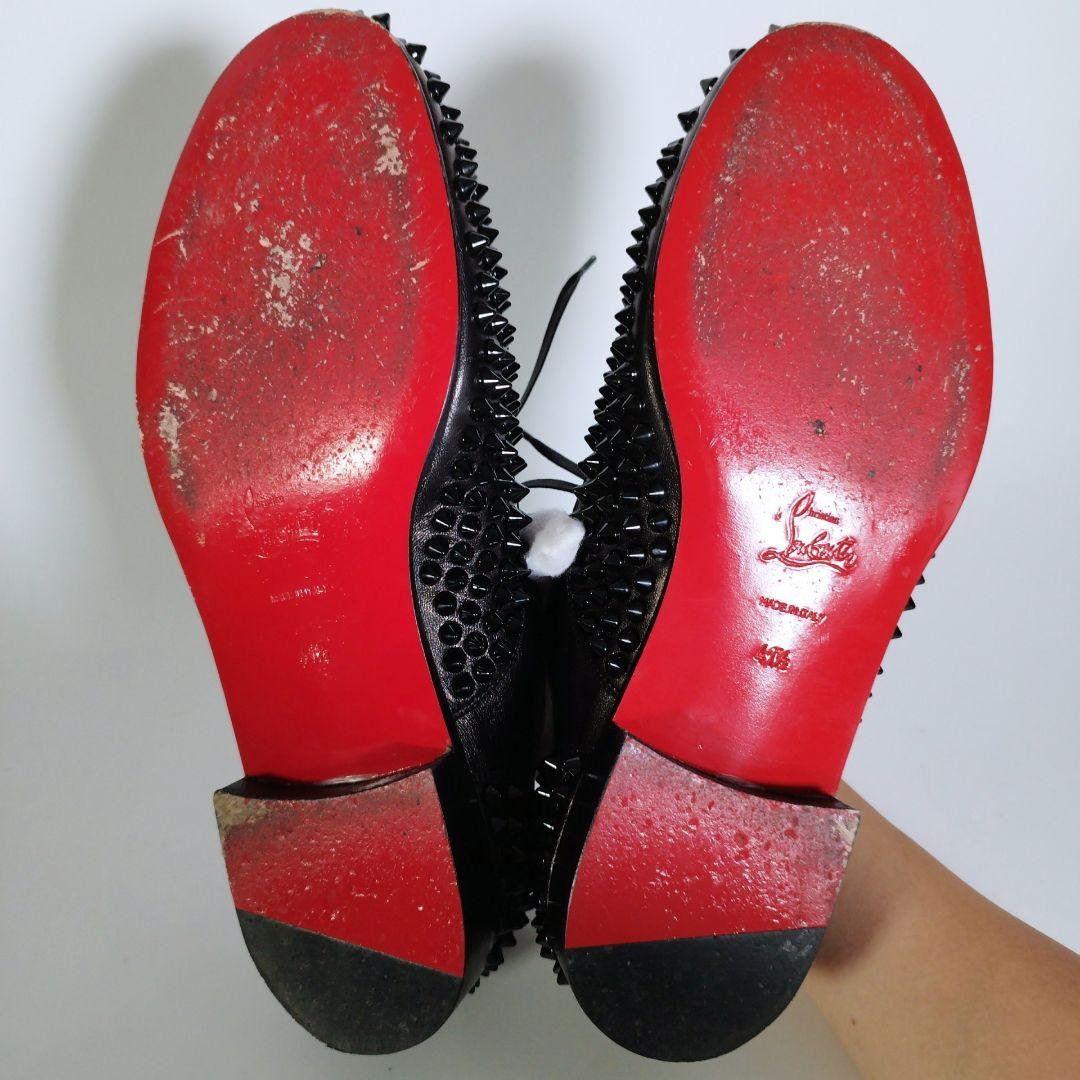 美品 クリスチャンルブタン フレディ ドレスシューズ 革靴 41.5 スパイク