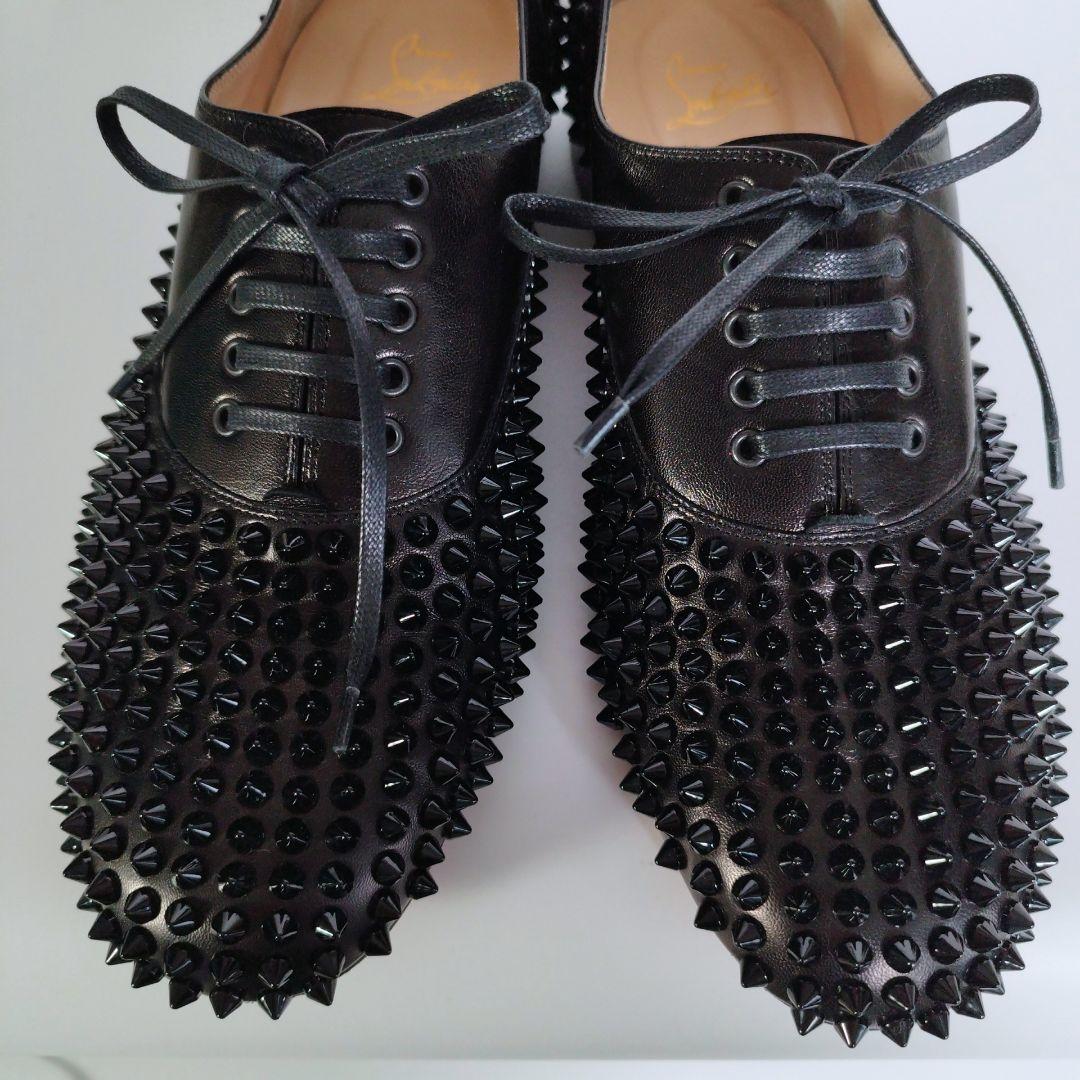 美品 クリスチャンルブタン フレディ ドレスシューズ 革靴 41.5 スパイク