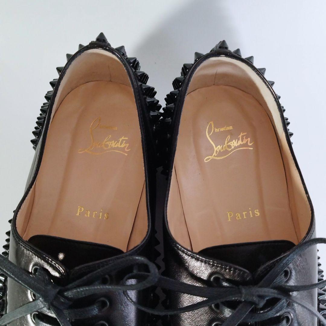 美品 クリスチャンルブタン フレディ ドレスシューズ 革靴 41.5 スパイク