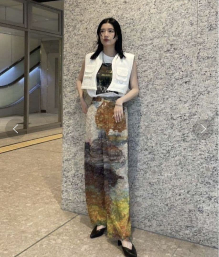 Ameri　MEDI RACHEL FLUFFY ART PANTS