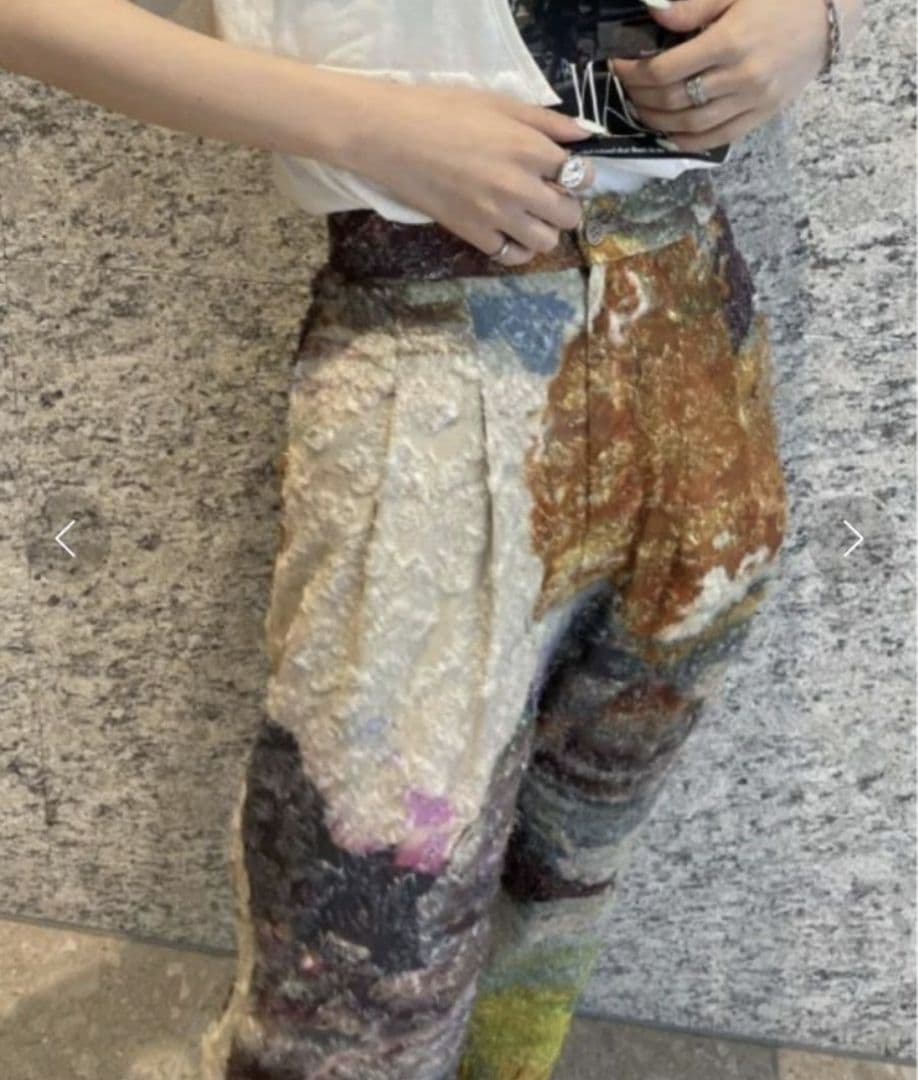 Ameri　MEDI RACHEL FLUFFY ART PANTS