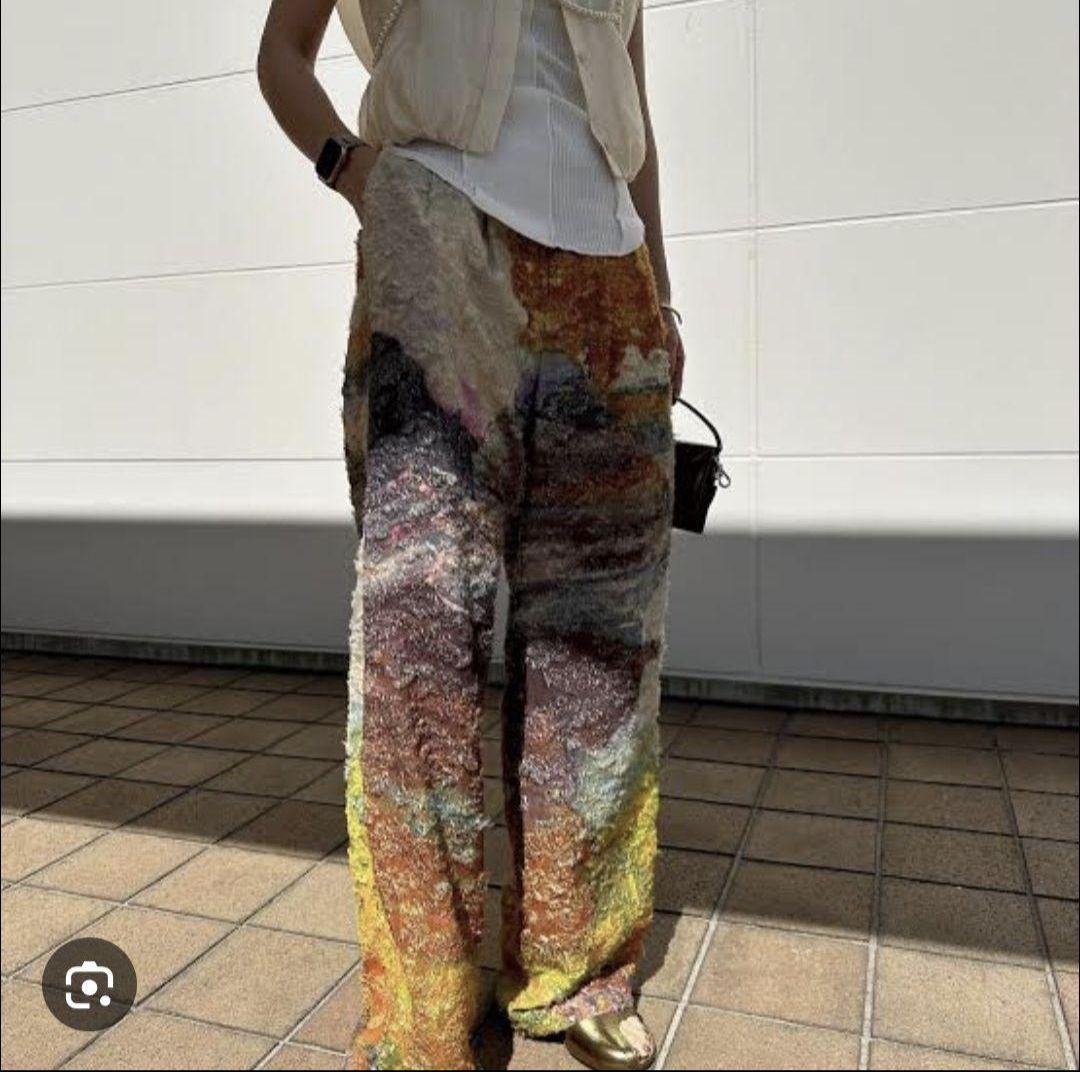 Ameri　MEDI RACHEL FLUFFY ART PANTS