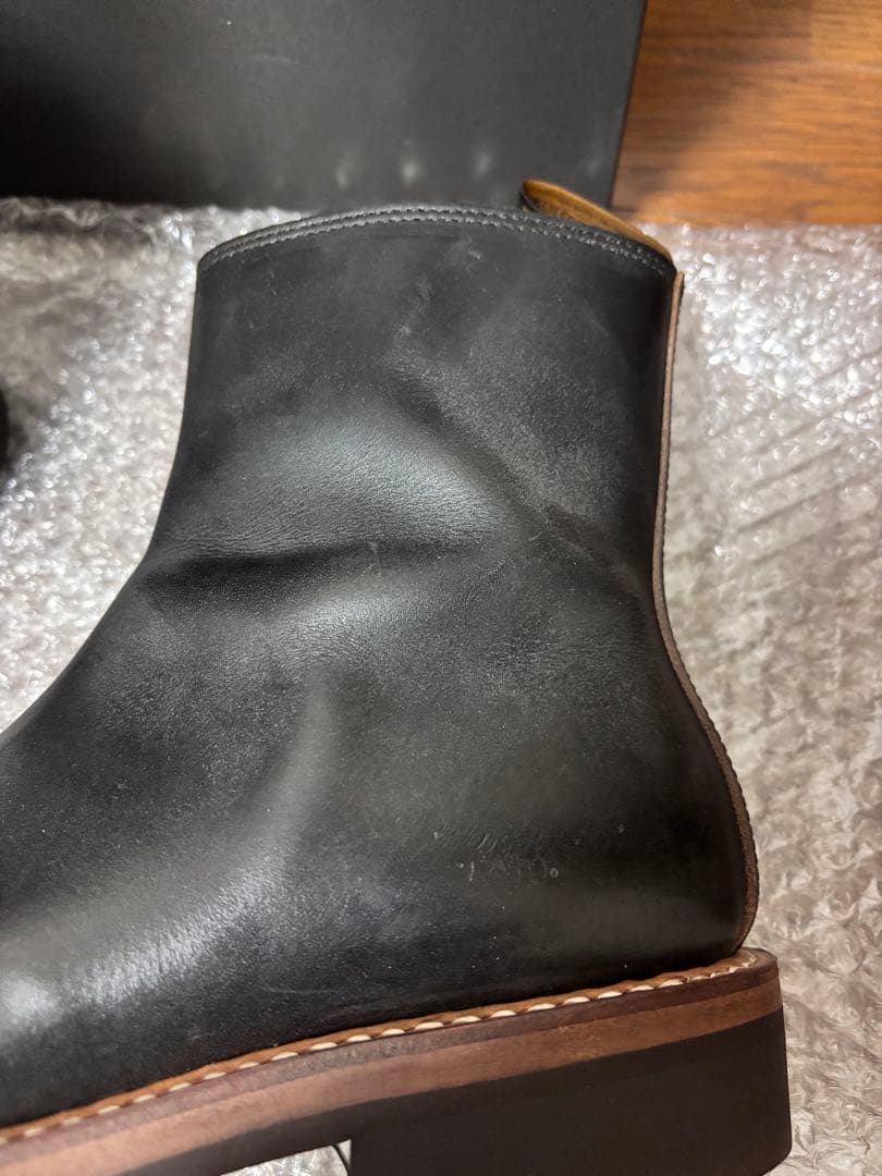 ROLLING DUB TRIO ブラックレザーブーツ