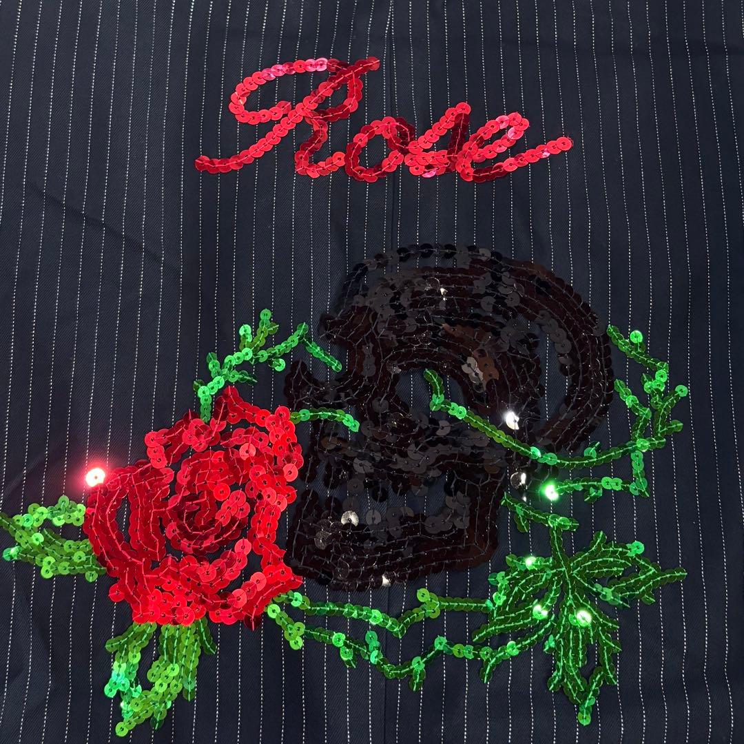 ナンバーナイン テーラードジャケット ガンズ期 06SS 薔薇 スパンコール