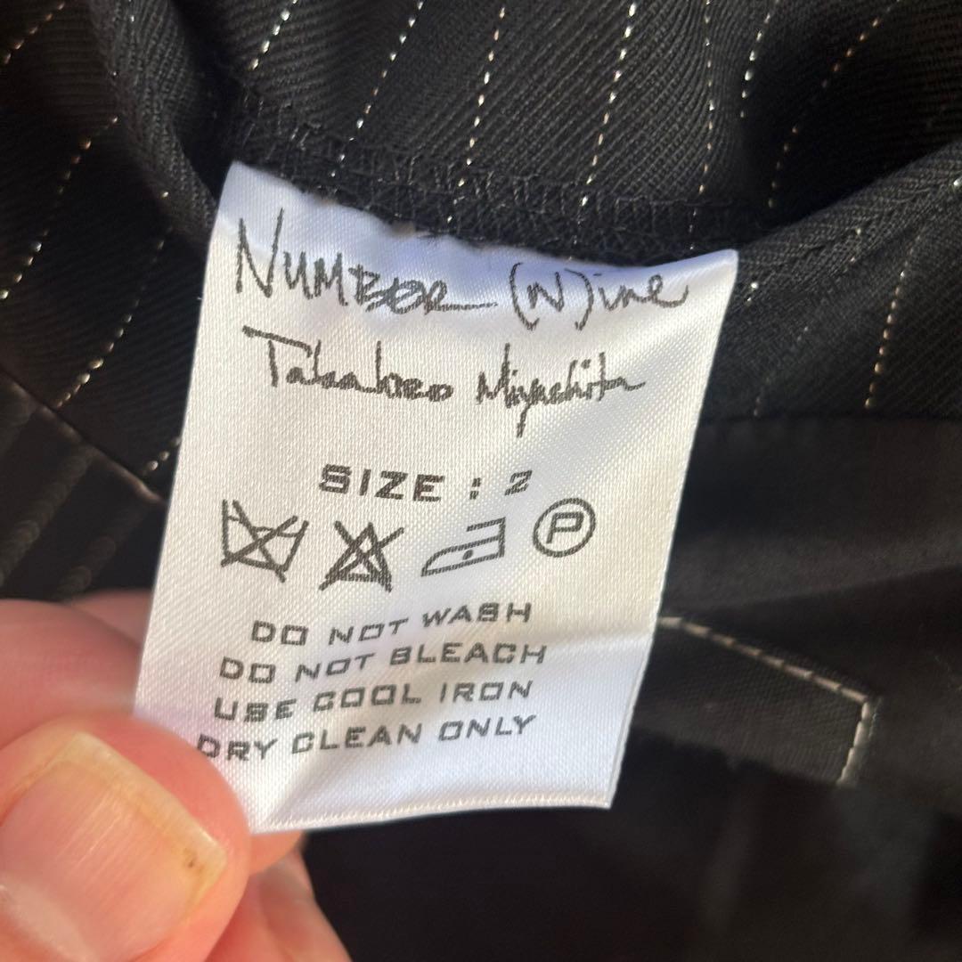 ナンバーナイン テーラードジャケット ガンズ期 06SS 薔薇 スパンコール