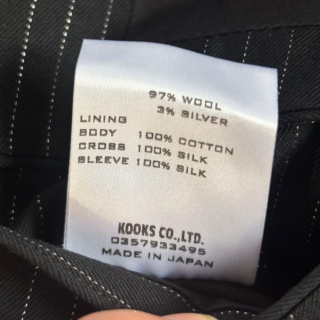 ナンバーナイン テーラードジャケット ガンズ期 06SS 薔薇 スパンコール