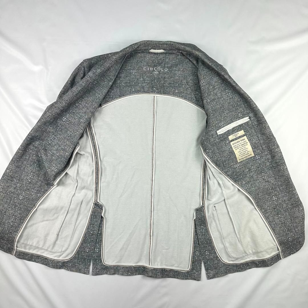 【専用】 チルコロ テーラードジャケット 洗える◎ ストレッチ 50 アンコン