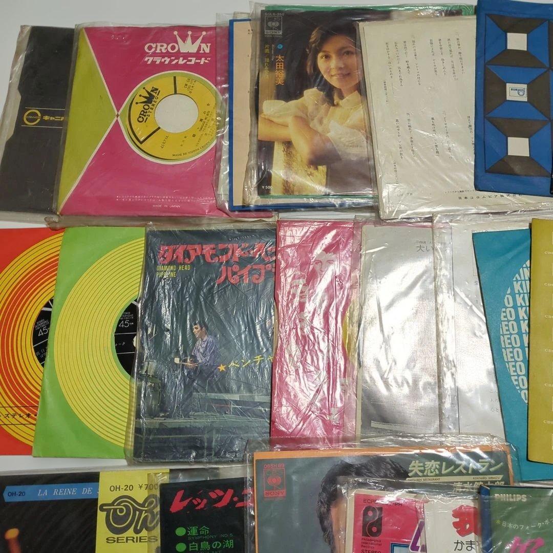 邦楽・洋楽ごちゃまぜ　SP盤レコード57枚まとめセット