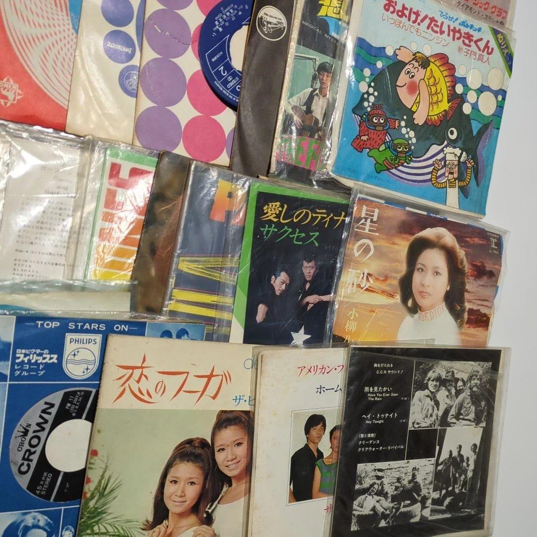 邦楽・洋楽ごちゃまぜ　SP盤レコード57枚まとめセット
