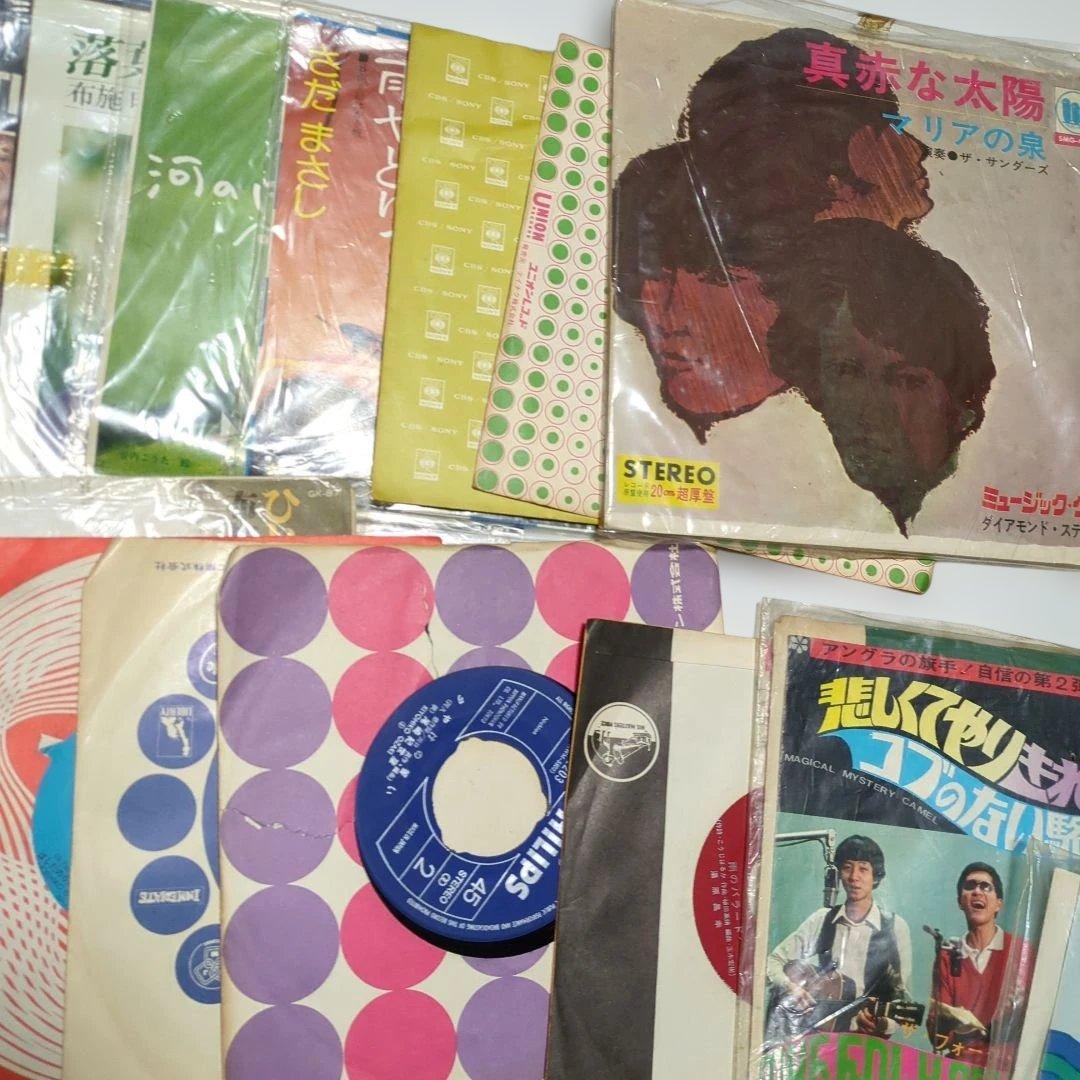 邦楽・洋楽ごちゃまぜ　SP盤レコード57枚まとめセット