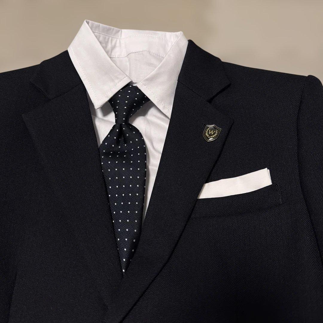 美品⭐︎waltz by BEAMS DESIGN ブラックスーツ　160 卒業式