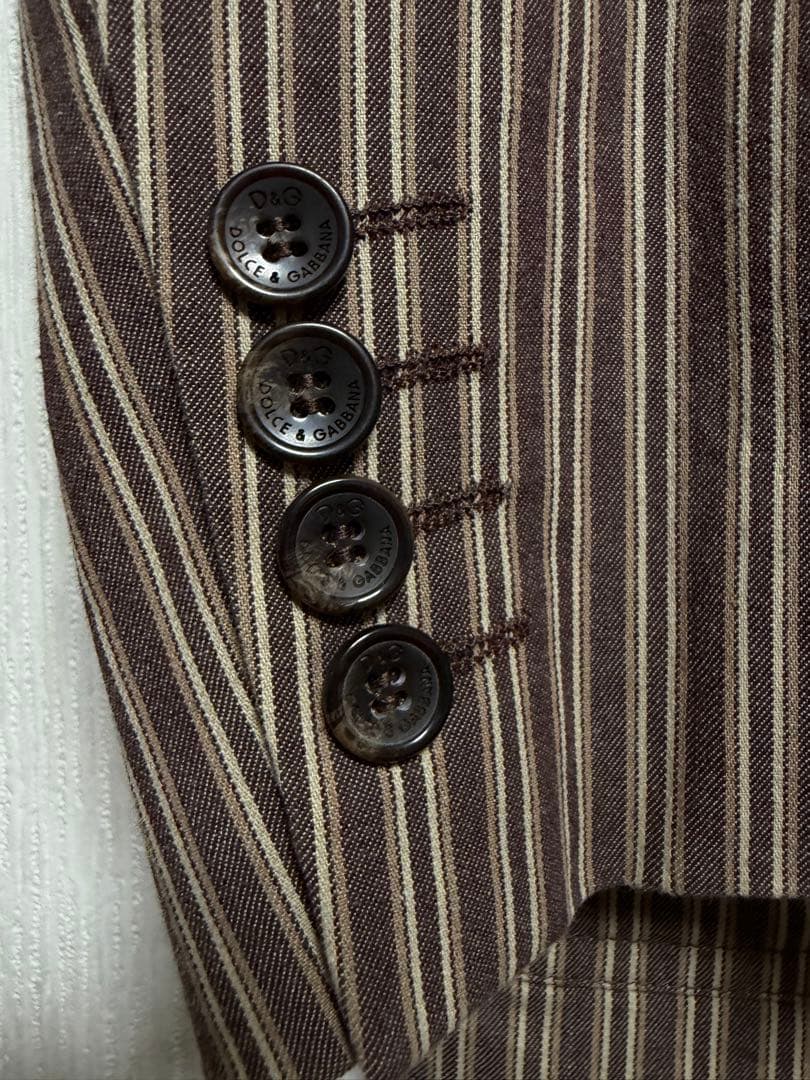 DOLCE&GABBANA　D&G テーラードジャケット　ストライプ　イタリア製
