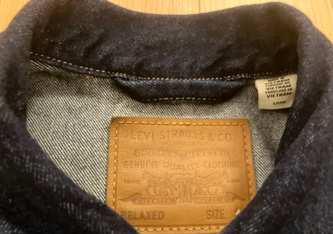 LEVI SリーバイスTYPE I トラッカージャケットsセルビッジ ファースト