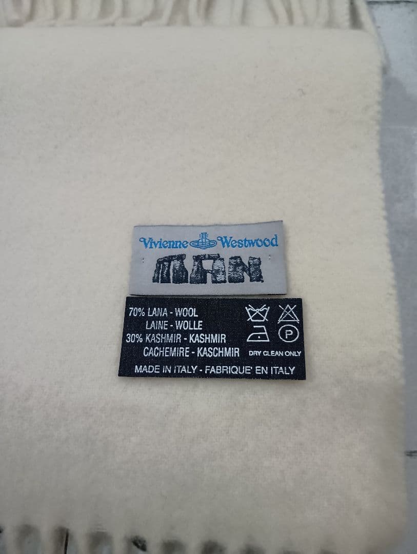 Vivienne Westwood ウール&カシミヤ マフラー