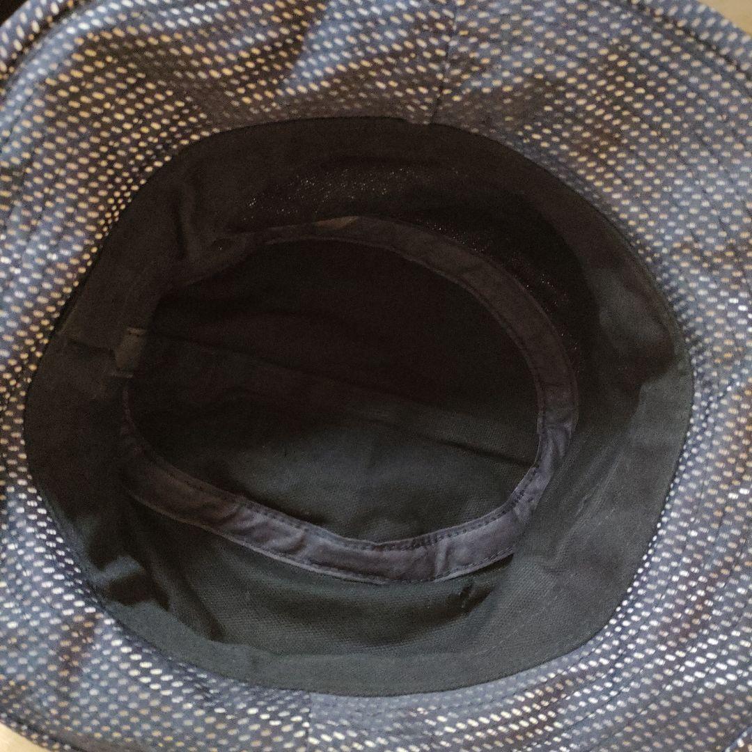 シャネル バケットハット スポーツライン ネイビー コットン ココマーク