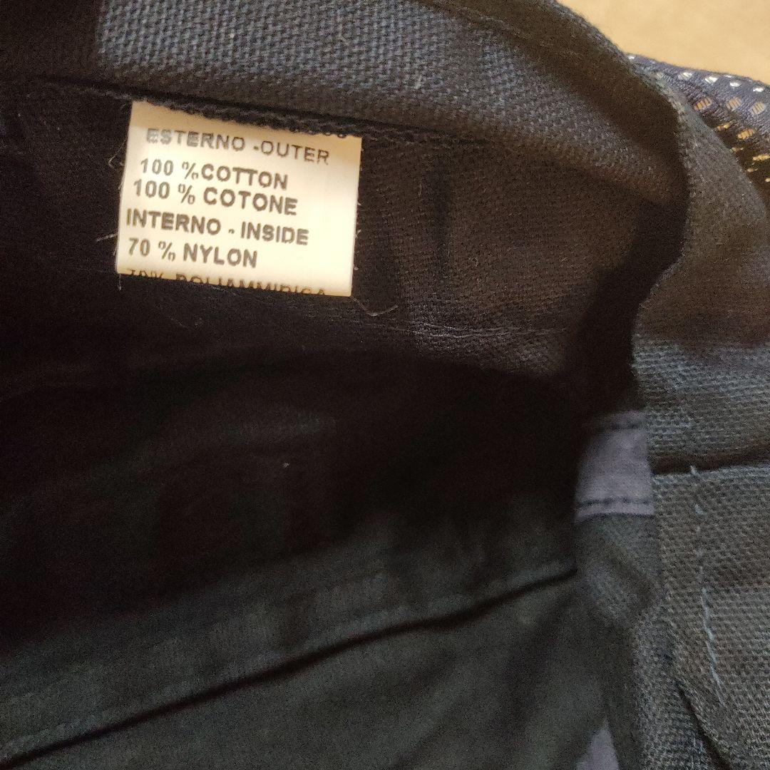 シャネル バケットハット スポーツライン ネイビー コットン ココマーク