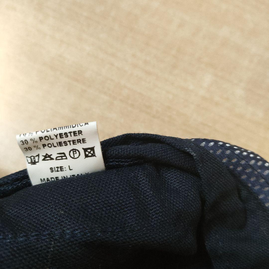 シャネル バケットハット スポーツライン ネイビー コットン ココマーク