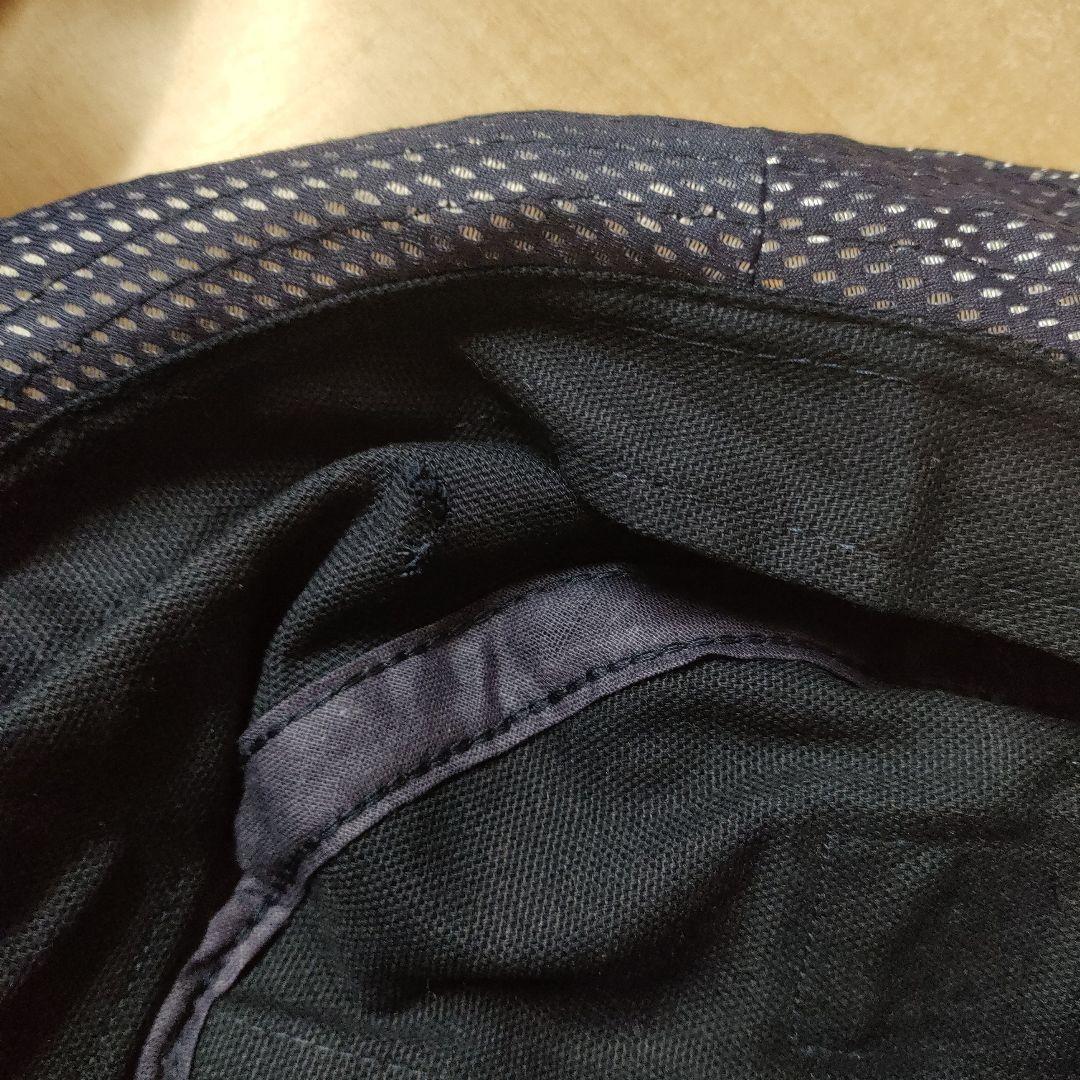 シャネル バケットハット スポーツライン ネイビー コットン ココマーク