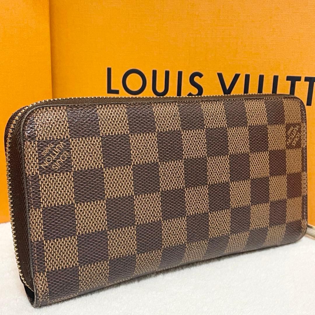 ルイヴィトン ダミエ　ジッピーウォレット　ラウンドファスナー 長財布
