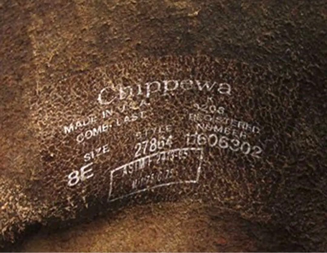 美品❣️90' チペワ 廃番 27864 エンジニアUSA製 ヴィンテージ 茶芯