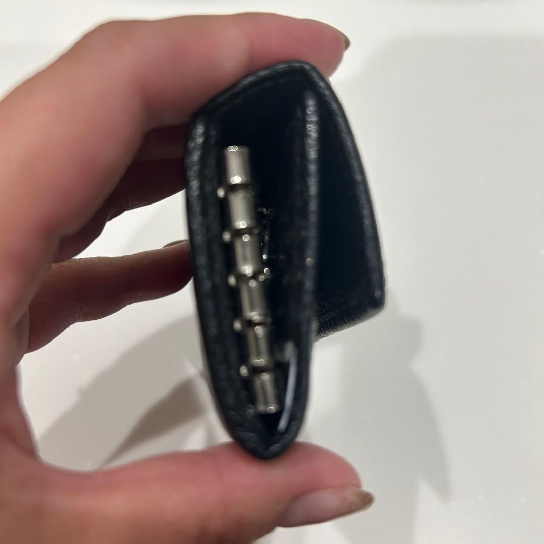 vivienne Westwood フラットオーブ キーケース レザー ブラック