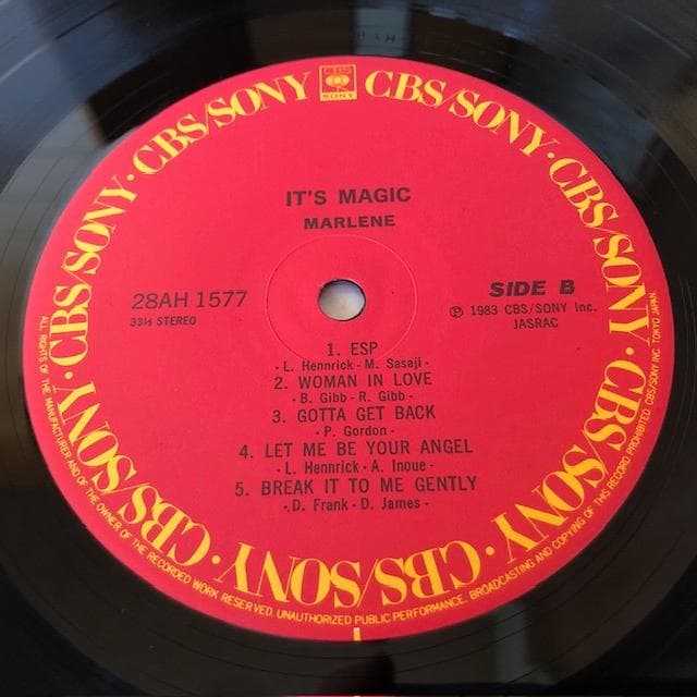 マリーン It's Magic LP 笹路正徳 シティポップ d721y77