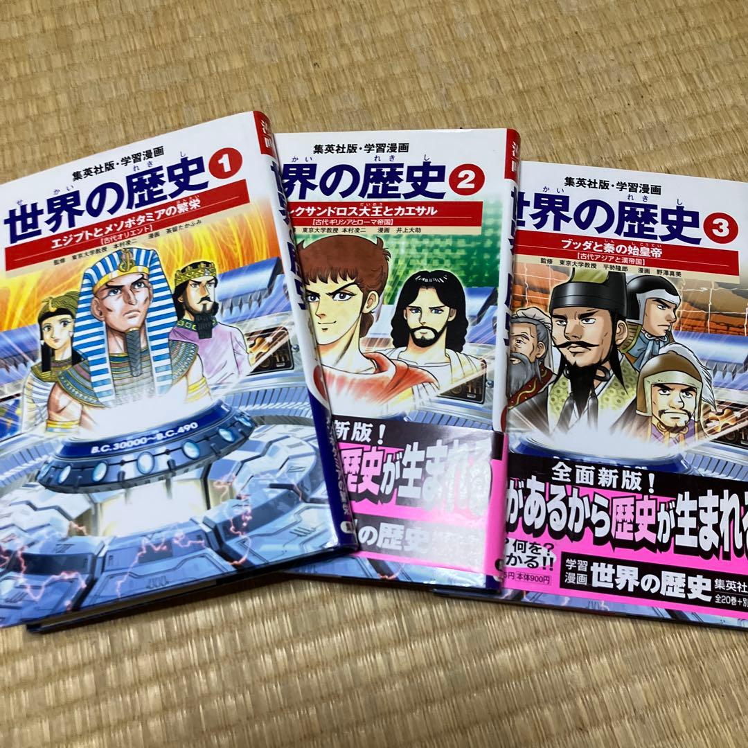 集英社版　学習まんが　世界の歴史 1-20巻全巻 ＋ 事典2冊セット