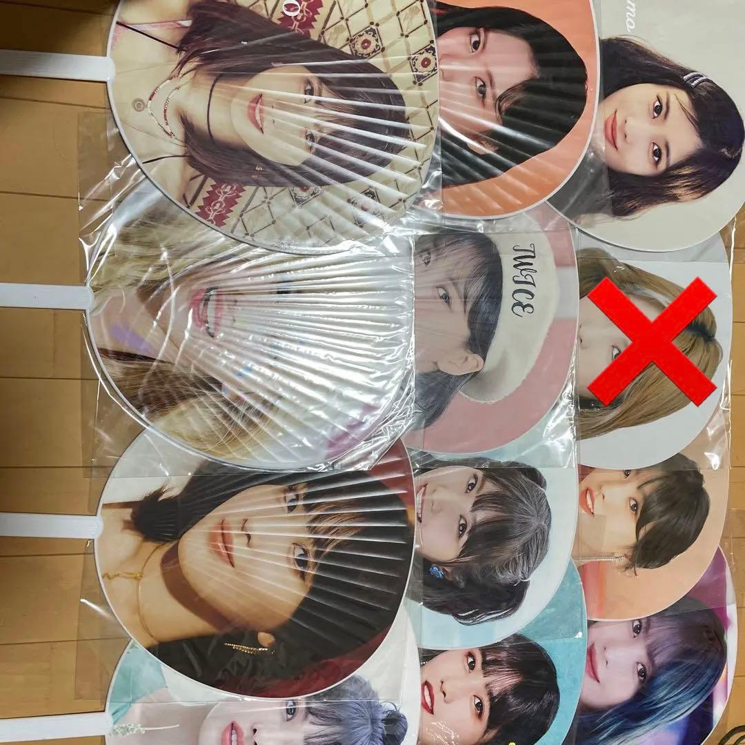 TWICE モモ うちわセット　バラ売り○