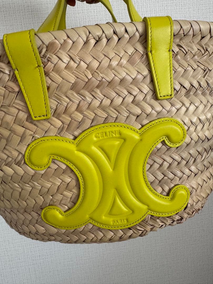 【レア色】CELINE セリーヌ バスケット Triomphe 2WAY/美品