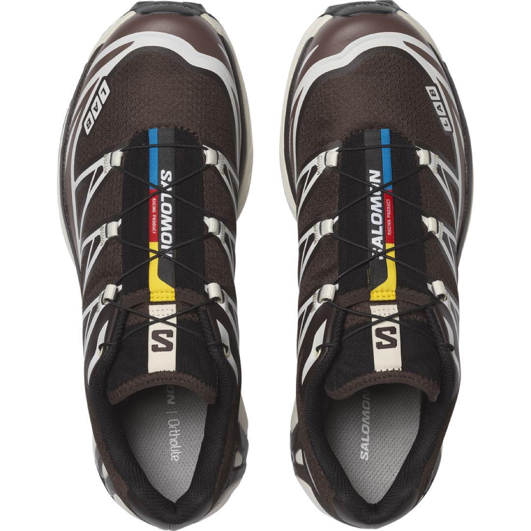 靴 SALOMON XT-6 Coffee French Roast 25.0cm