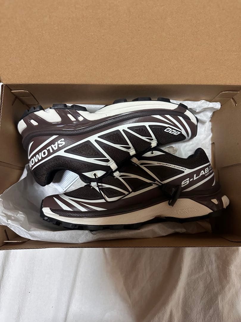 靴 SALOMON XT-6 Coffee French Roast 25.0cm