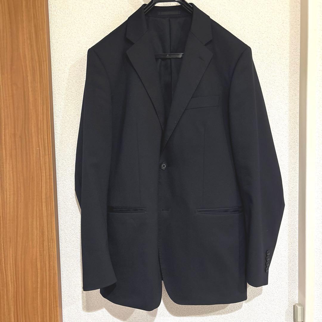 半額！新品！上下セット！UNIQLOウールスリムジャケット46&パンツ79