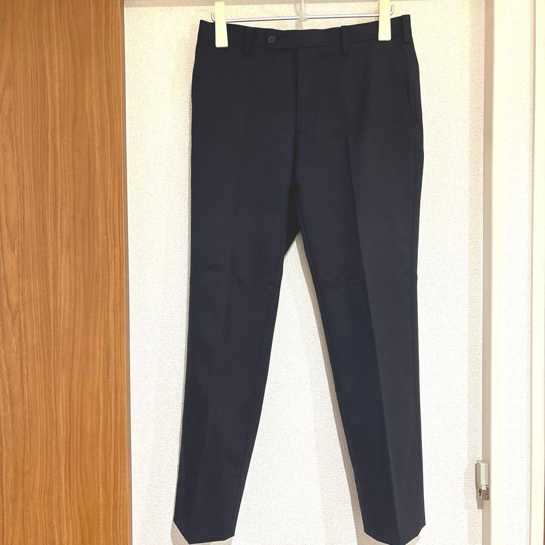 半額！新品！上下セット！UNIQLOウールスリムジャケット46&パンツ79