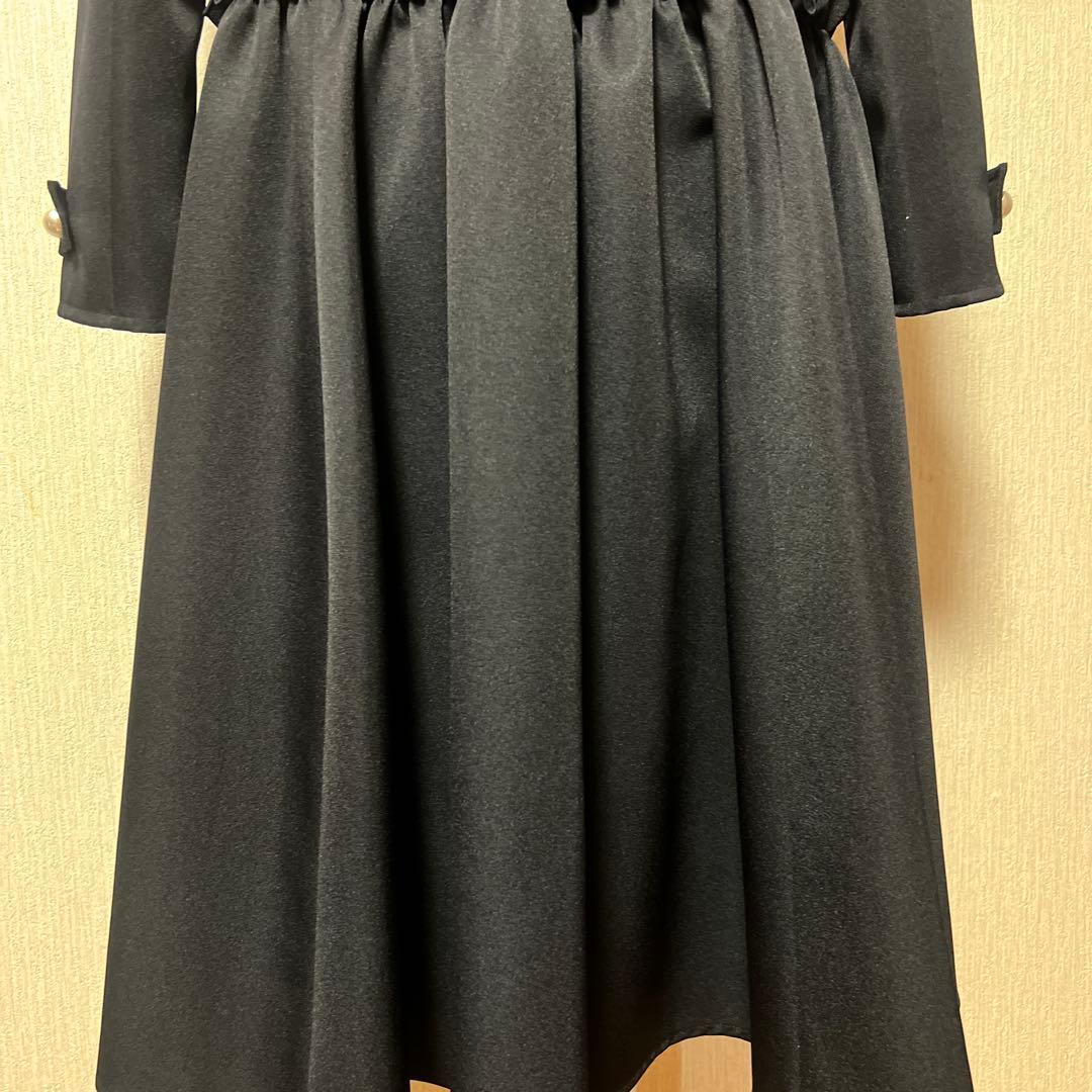 お値下げ★ルネ★Rene★パールボタンフリルロングコー★36★春秋冬