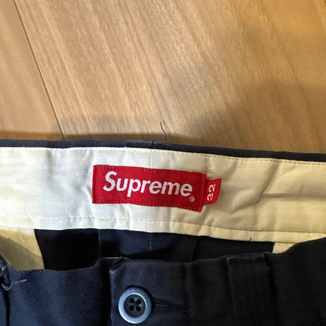 パンツ Supreme pin up chino pants navy 32